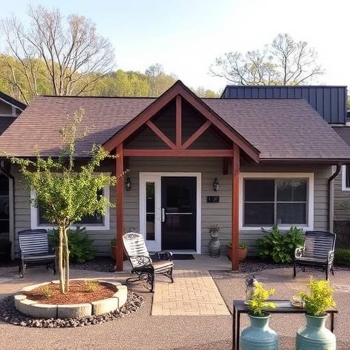 Exterior view of Vitality Springs Wellness office building in Asheville, NC